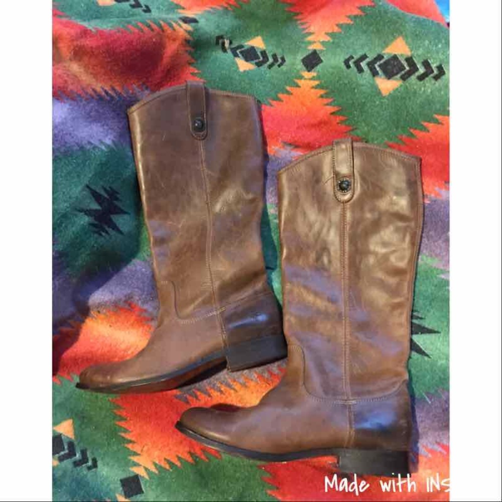 Frye Melissa Button Riding Boots - Picture 4 of 8